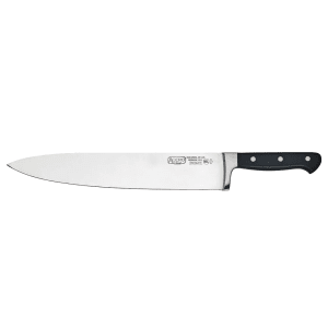 080-KFP120 12" Chef Knife, 1 Piece Full Tang, Forged Carbon Steel, POM Handle