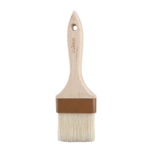 080-WFB30 Flat Pastry Basting Brush, 3" Wide w/ Flat Boar Bristles & Wooden Handle