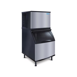 700-KDT0500W161K400 533 lb Full Cube Ice Machine w/ Bin - 365 lb Storage, Water Cooled, 115v