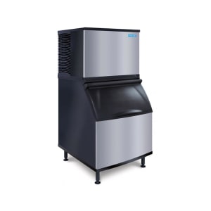 700-KYT0400A161K400 450 lb Half Cube Ice Machine w/ Bin - 365 lb Storage, Air Cooled, 115v