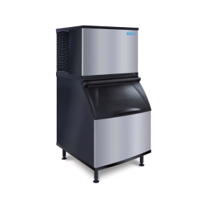 700-KYT0500A161K400 550 lb Half Cube Ice Machine w/ Bin - 365 lb Storage, Air Cooled, 115v