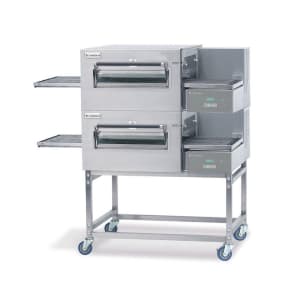 054-1180FB2GNG 56" Gas Double Impinger Conveyor Oven - Natural Gas