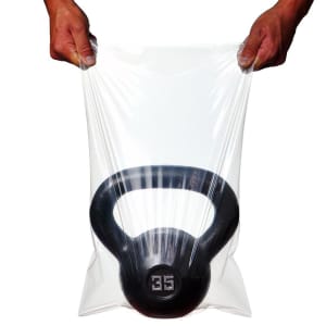 909-7F1010 TUF-R® Open Ended Flat Bag - 10" x 10", 1 mil LLDPE, Clear