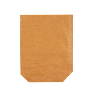 909-CP751035 COMPOSTA™ 16 oz Stand Up Pouch - 7 1/2"W x 10"H, Kraft Paper
