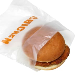 909-DP657CHK Printed Chicken Bag - 7" x 6 1/2", Poly
