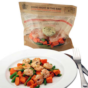 909-OSS8735BG Ready. Chef. Go!® Ready. Chef. Go!® Self Seal Stand Up Pouch - 8 1/3" x 7", Plastic, Clear/Printed