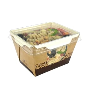 909-RFCNTSM #ReadyFresh® Kraft Container - 4 1/4"L x 3 1/2"W x 2 4/5"H