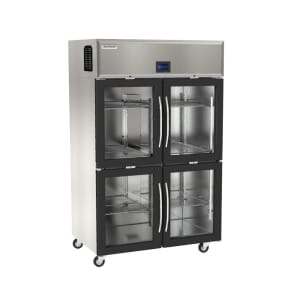032-GAHPT2GH 1/2 Height Insulated Pass Thru Mobile Heated Cabinet w/ (6) Shelves, 208-240v/1ph