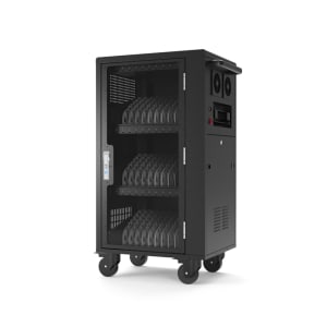 304-LLTP30USBC 30 Laptop Charging Cart w/ (3) Shelves for 304-DTWS002 - 6 ft Cord, Steel