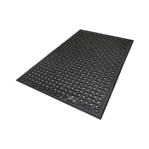 180-42035 Comfort Flow Anti-Fatigue Mat w/ Drainage Holes, 3' x 5', Black