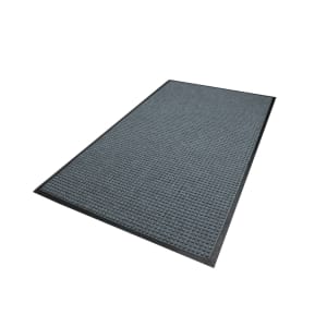 180-20023154 Waterhog Squares Classic Entrance Mat w/ Smooth Backing, 2' x 3', Charcoal