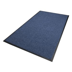 180-200310161 Waterhog Squares Classic Entrance Mat w/ Smooth Backing, 3' x 10', Navy