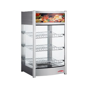 012-BMCBF18 18" Full Service Countertop Heated Display Case - (3) Shelves, 120v