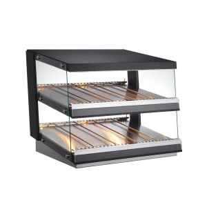 012-BMHGG01 31 1/2" Self Service Countertop Heated Display Case - (2) Shelves, 120v
