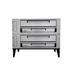 840-SD1060STACKEDLP Double Pizza Deck Oven, Liquid Propane