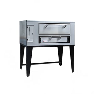 840-SD236STACKEDLP Double Pizza Deck Oven, Liquid Propane