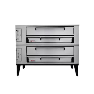 840-SD448STACKEDNG Double Pizza Deck Oven, Natural Gas