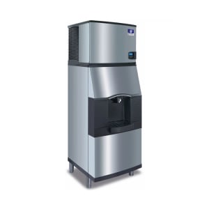 399-IDT0300ASFA291 305 lb Full Cube Ice Machine w/ Ice Dispenser - 180 lb Storage, Bucket Fill, 1...