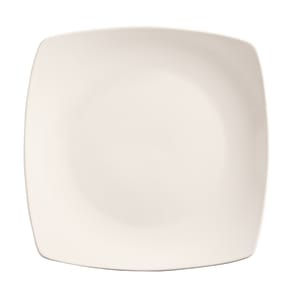 192-840465S 8 3/4" Square Porcelana™ Porcelain Dinner Plate - Bright White
