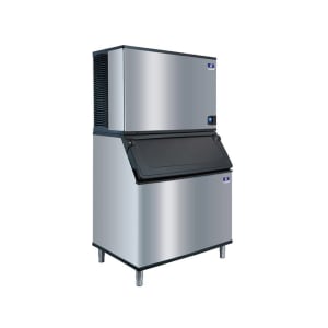 Manitowoc Ice IDT1500A/D970 1688 lb Indigo NXT™Full Cube Ice Machine w/ Bin - 882 lb Storage, Air Cooled, 208-230v/1ph