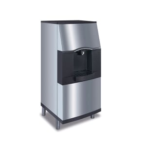399-SFA191 Floor Model Water & Cube Ice Dispenser w/ 120 lb Storage - Bucket Fill, 115v