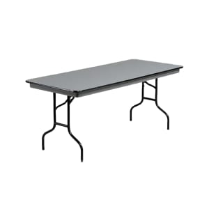859-630EFGB 72" EF Series Rectangular Folding Table w/ Gray Laminate Top, 30"H