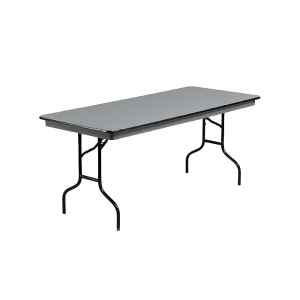 859-830EFGB 96" EF Series Rectangular Folding Table w/ Gray Laminate Top, 30"H