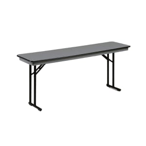 859-CP618EFGB 72" EF Series Rectangular Folding Table w/ Gray Laminate Top, 30"H