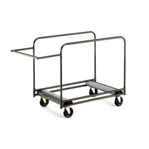 859-HTEC Table Truck w/ (8) Rectangular or Serpentine Table Capacity, Steel