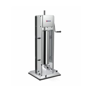 390-47539 15 lb Manual Vertical Sausage Stuffer w/ (4) Funnels, Stainless Steel