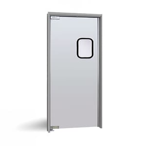 583-SPD20AL3684 Service-Pro® Series 20 Single Swinging Traffic Door w/ Window - 36" x 84", Aluminum