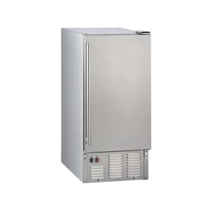 678-MIM50O 14 3/5"W Full Cube Undercounter Ice Machine - 60 lbs/day, Air Cooled, Gravity Dra...