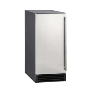 678-MIM50P 14 3/5"W Full Cube Undercounter Ice Machine - 65 lbs/day, Air Cooled, Pump Drain, 115v