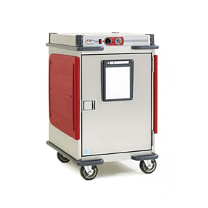 001-C5T5ASB 1/2 Height Insulated Mobile Heated Cabinet w/ (9) Pan Capacity, 120v