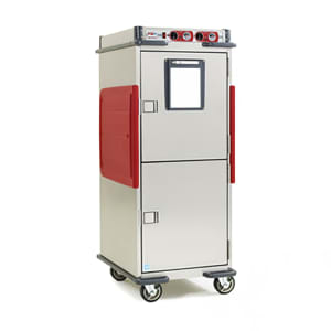 001-C5T9DASB Full Height Insulated Mobile Heated Cabinet w/ (14) Pan Capacity, 120v