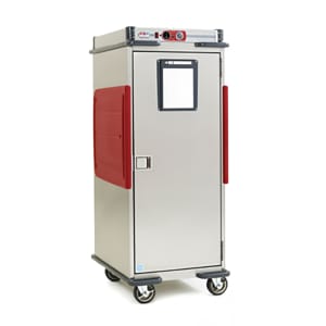 001-C5T9ASL Full Height Insulated Mobile Heated Cabinet w/ (16) Pan Capacity, 120v