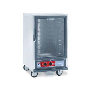 001-C515HFC4 1/2 Height Non-Insulated Mobile Heated Cabinet w/ (8) Pan Capacity, 120v