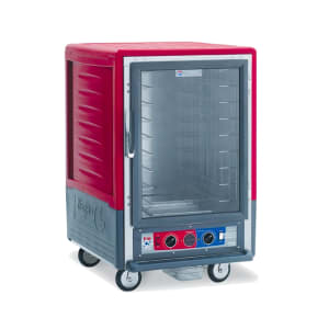 001-C535CFCL 1/2 Height Insulated Mobile Heated Cabinet w/ (17) Pan Capacity, 120v