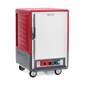 001-C535CFS4 1/2 Height Insulated Mobile Heated Cabinet w/ (8) Pan Capacity, 120v