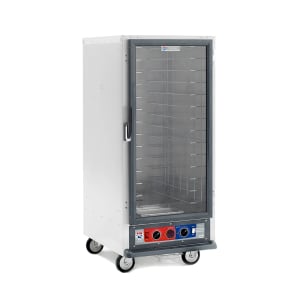 001-C517CFCU 3/4 Height Non-Insulated Mobile Heated Cabinet w/ (14) Pan Capacity, 120v