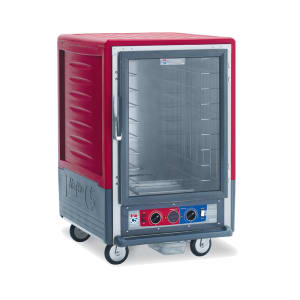 001-C535CFC4 1/2 Height Insulated Mobile Heated Cabinet w/ (8) Pan Capacity, 120v