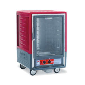 001-C535HFCL 1/2 Height Insulated Mobile Heated Cabinet w/ (17) Pan Capacity, 120v