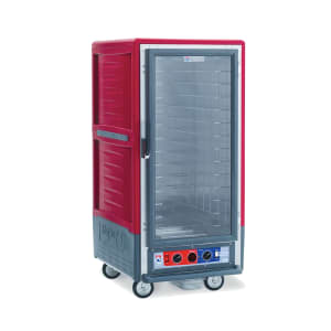 001-C537CFCL 3/4 Height Insulated Mobile Heated Cabinet w/ (27) Pan Capacity, 120v