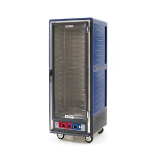 001-C539CFCLBU Full Height Insulated Mobile Heated Cabinet w/ (35) Pan Capacity, 120v