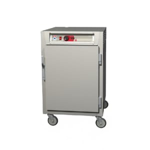 001-C585SFSLPFS 1/2 Height Insulated Mobile Heated Cabinet w/ (17) Pan Capacity, 120v