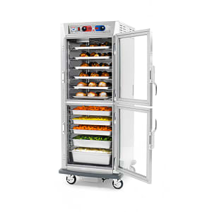 001-C599SDCL Full Height Insulated Mobile Heated Cabinet w/ (34) Pan Capacity, 120v