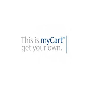 001-MYCARTLBL10PK Personalization Labels for Utility Carts - 4 3/5"L x 7/8"H, Polyester