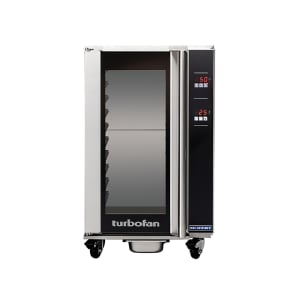 445-H10D 1/2 Height Non-Insulated Mobile Heated Cabinet w/ (10) Pan Capacity, 110-120v