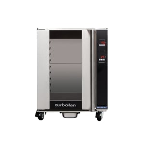 445-H10DFS 1/2 Height Non-Insulated Mobile Heated Cabinet w/ (10) Pan Capacity, 208-240v/1ph
