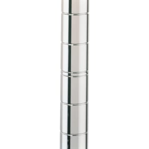 001-13P 14 3/8" Super Erecta® SiteSelect™ Post w/ 1" Groove Increments, Chrome